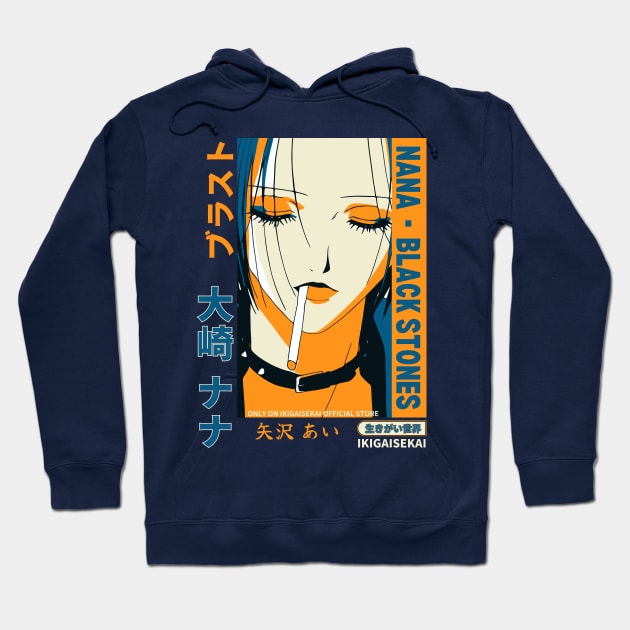 Enigmatic Power of Thought: Nana Osaki - Anime Girl Hoodie by IKIGAISEKAI